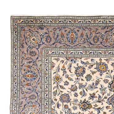 Tapis persan - Keshan - 298 x 208 cm - crème