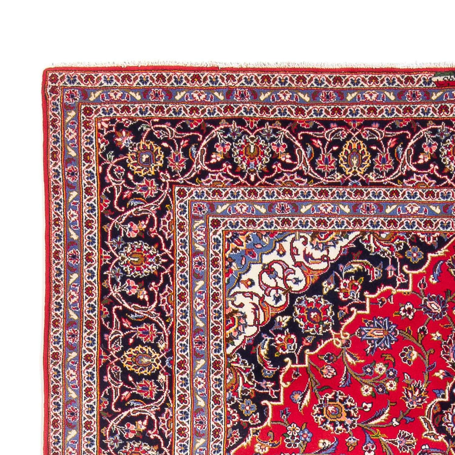 Tapis persan - Keshan - 294 x 201 cm - rouge