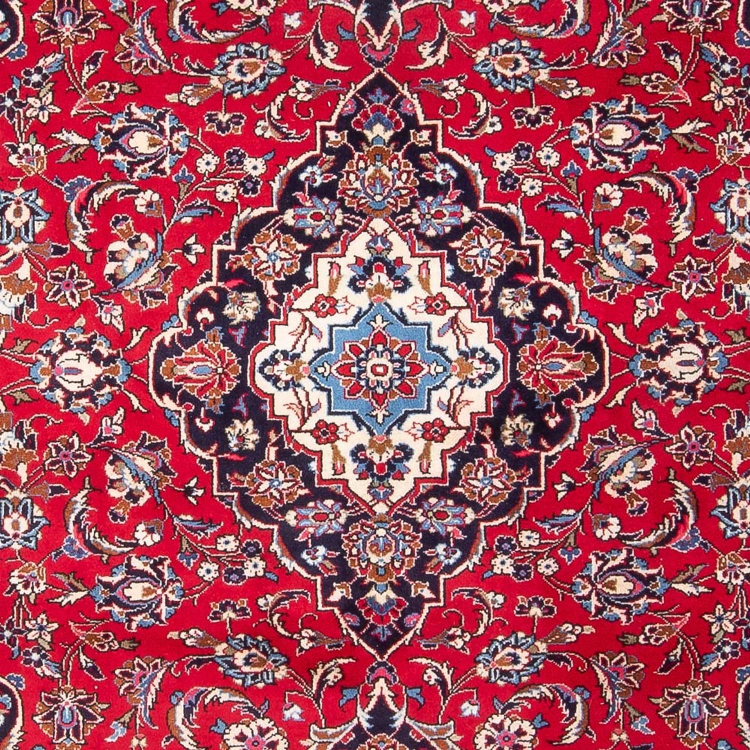 Alfombra persa - Keshan - 289 x 200 cm - rojo