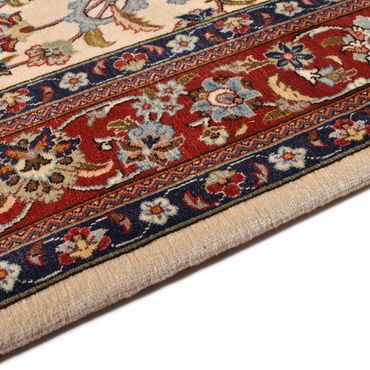 Tapete Persa - Ghom - Royal - 202 x 131 cm - bege claro