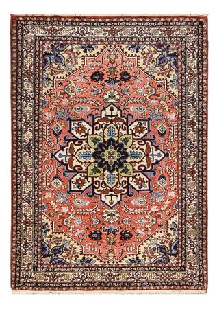 Tapis persan - Nomadic - 198 x 142 cm - saumon