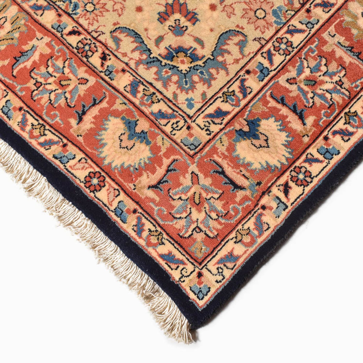 Tapis persan - Classique - 208 x 138 cm - bleu foncé