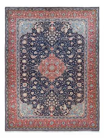 Tapis persan - Classique - 377 x 283 cm - bleu foncé