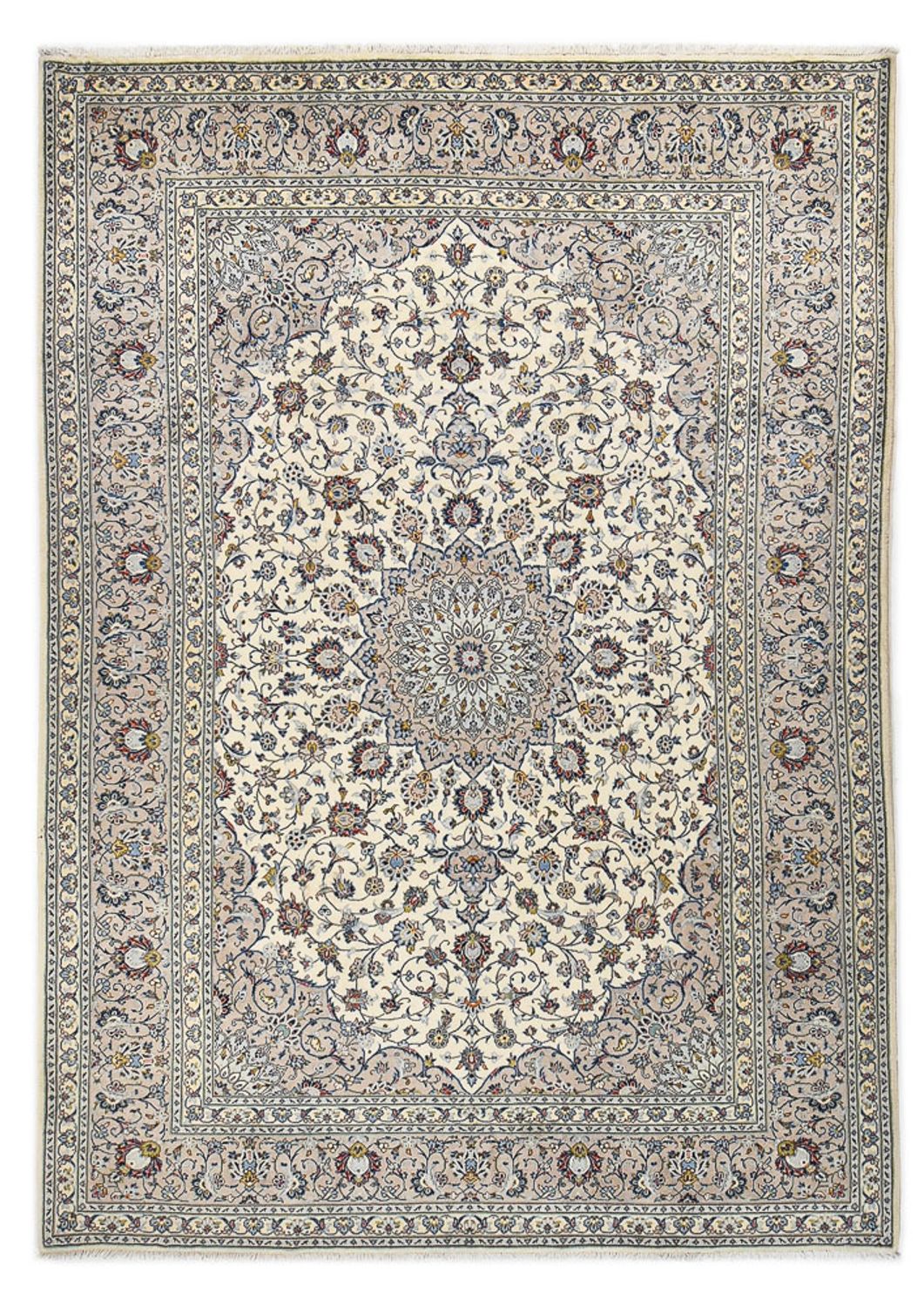 Tapis persan - Keshan - Royal - 347 x 250 cm - gris