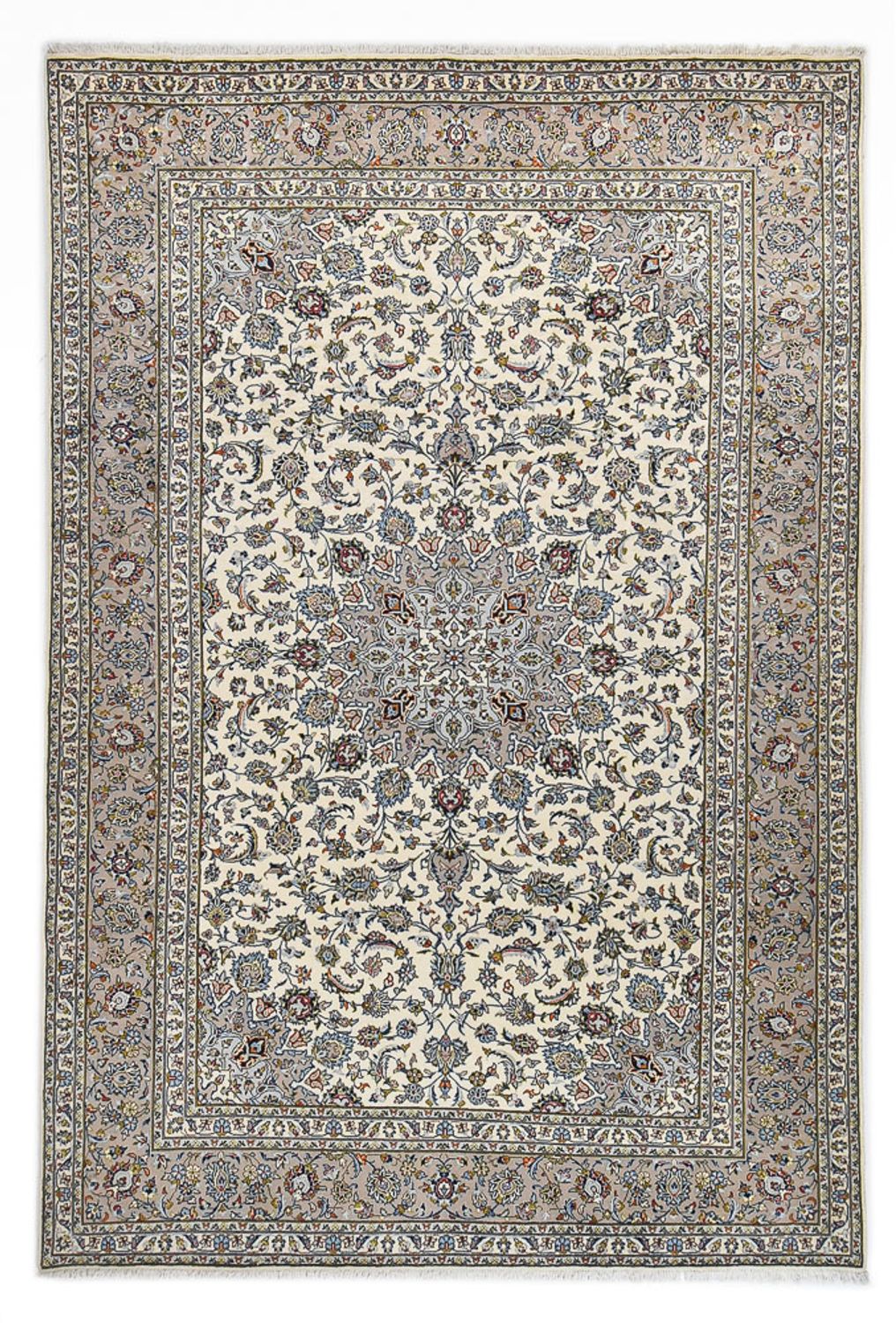 Perser Rug - Keshan - Royal - 365 x 247 cm - grey