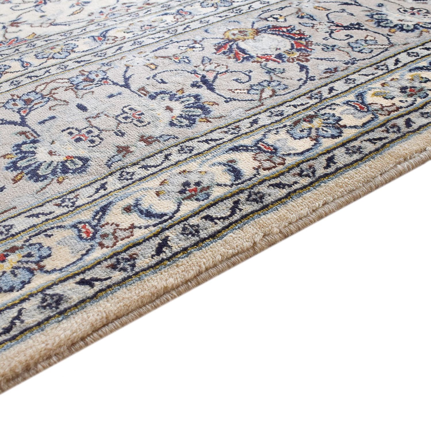 Tapis persan - Keshan - Royal - 340 x 252 cm - gris