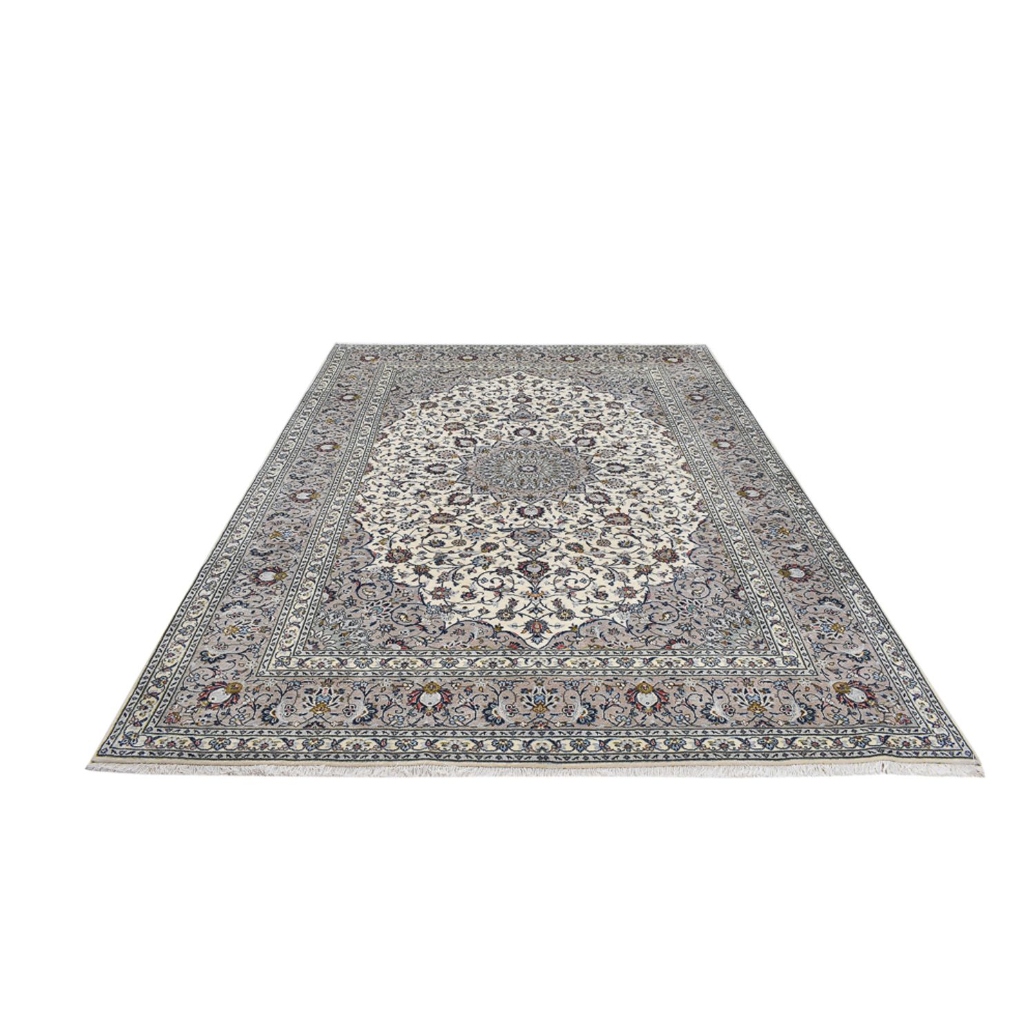 Alfombra persa - Keshan - Real - 335 x 247 cm - gris