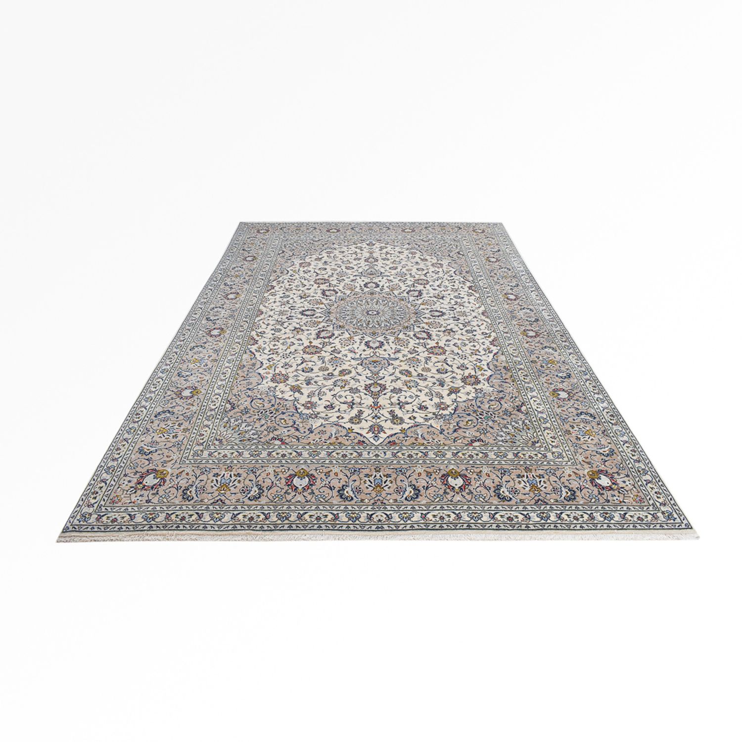 Tapis persan - Keshan - Royal - 368 x 249 cm - gris