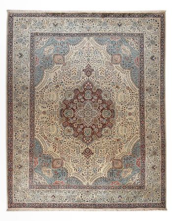 Tapis persan - Tabriz - Royal - 389 x 306 cm - sable