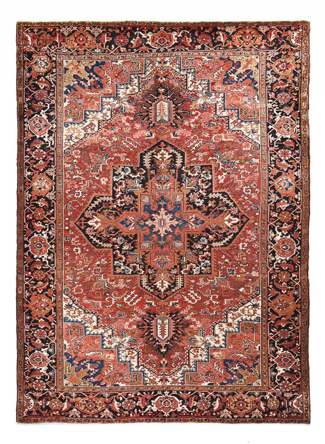 Tapis persan - Nomadic - 406 x 300 cm - rouge clair