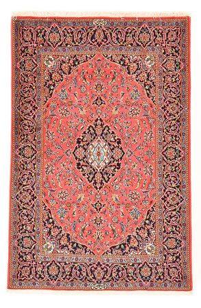 Alfombra persa - Keshan - 170 x 114 cm - rojo claro