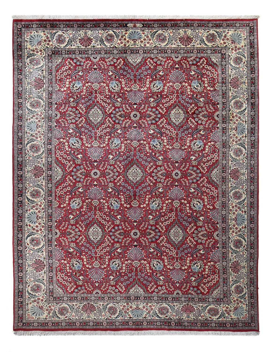 Tapis persan - Classique - Royal - 393 x 300 cm - rouge foncé