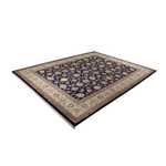 Tapis persan - Classique - Royal - 391 x 304 cm - bleu foncé