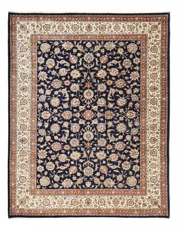 Tapis persan - Classique - Royal - 398 x 298 cm - bleu foncé