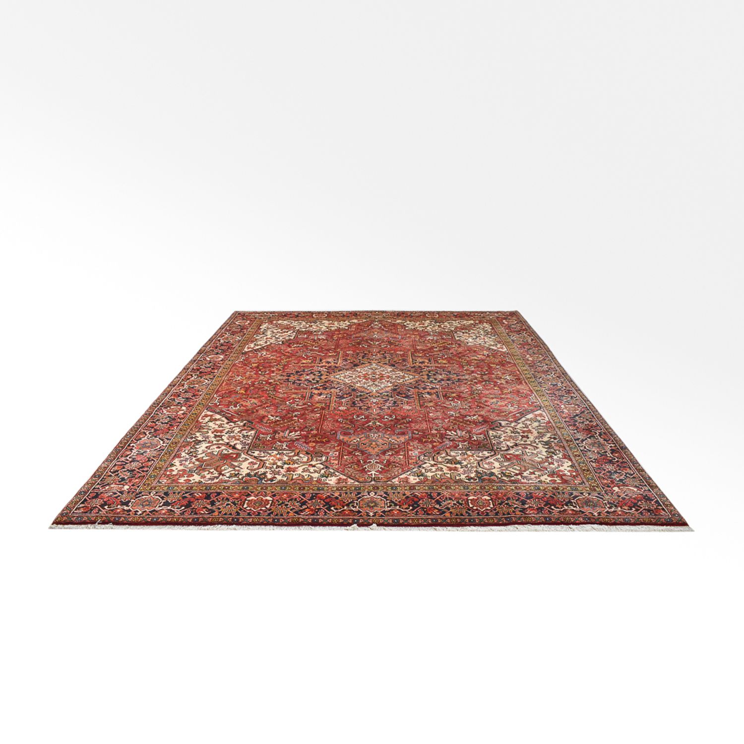 Perserteppich - Nomadic - 377 x 297 cm - rot