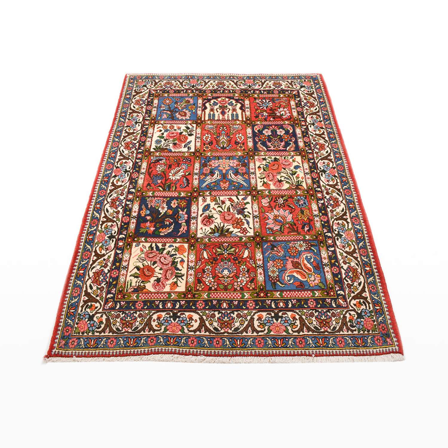 Tapis persan - Nomadic - 200 x 138 cm - multicolore