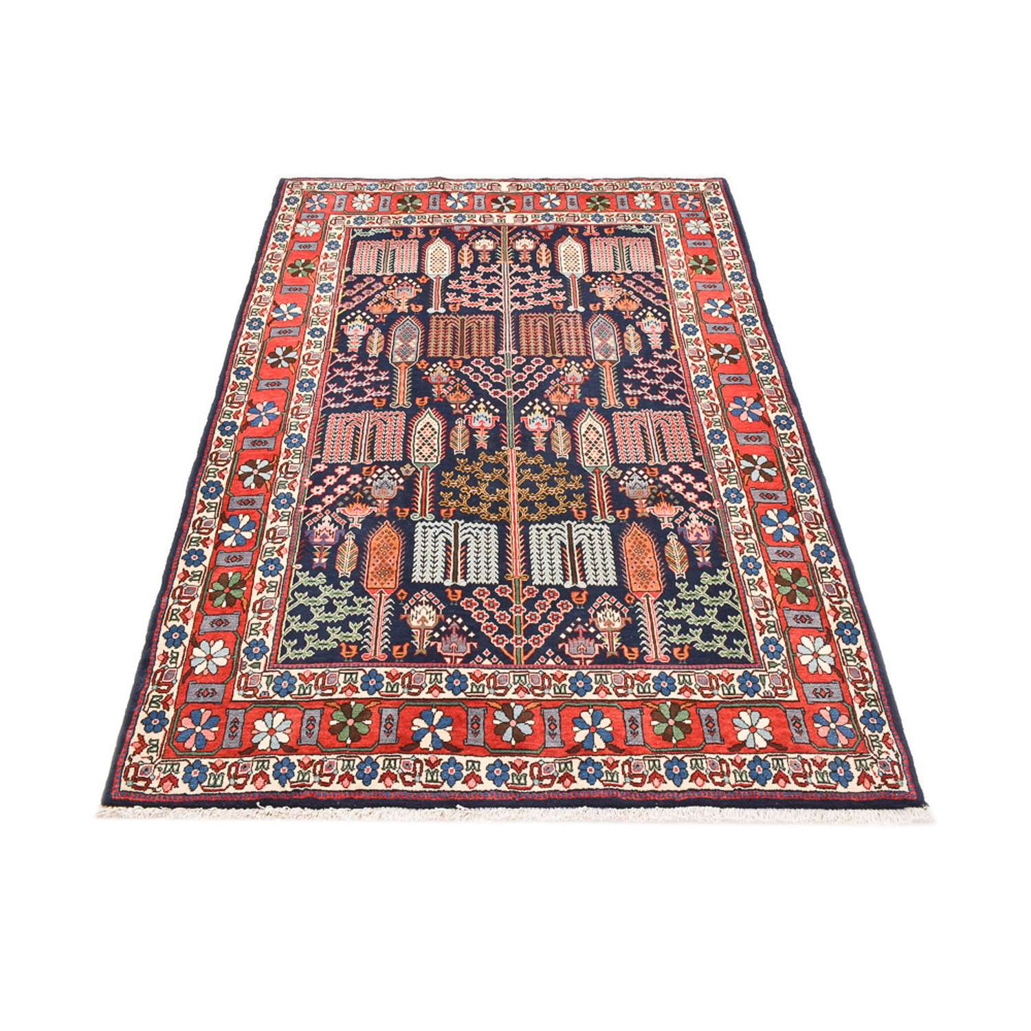 Tapis persan - Nomadic - 206 x 140 cm - multicolore