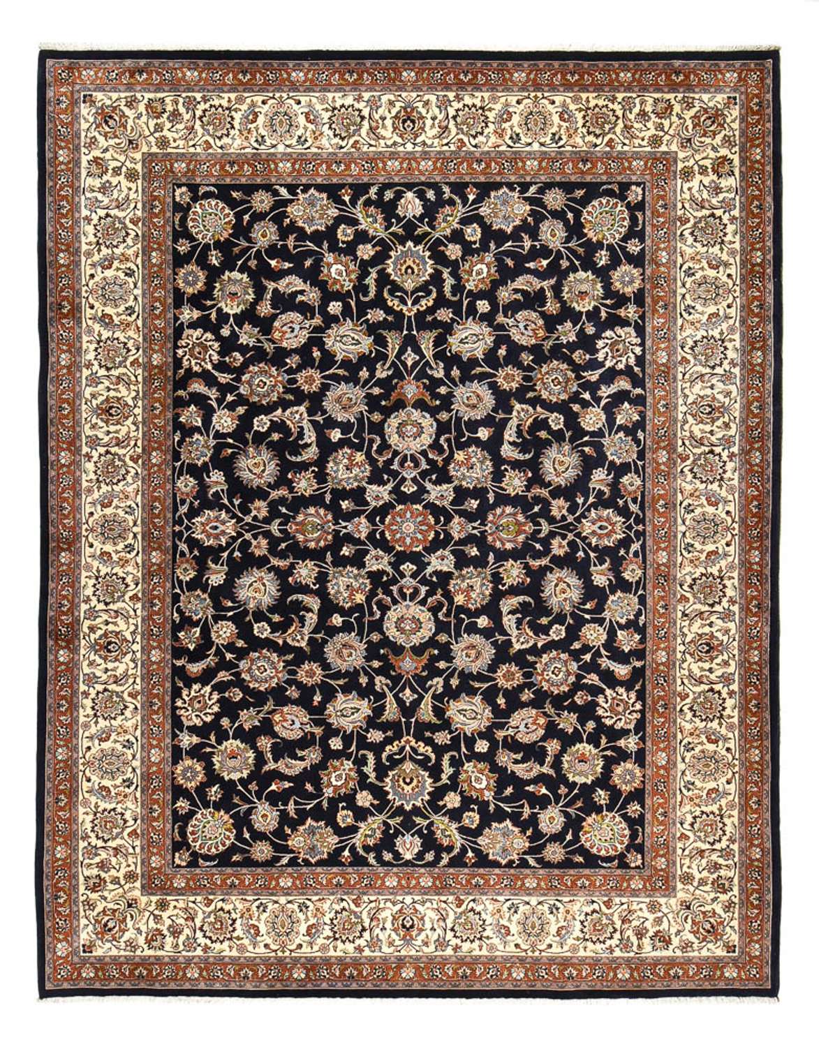 Tapis persan - Classique - Royal - 398 x 305 cm - bleu foncé