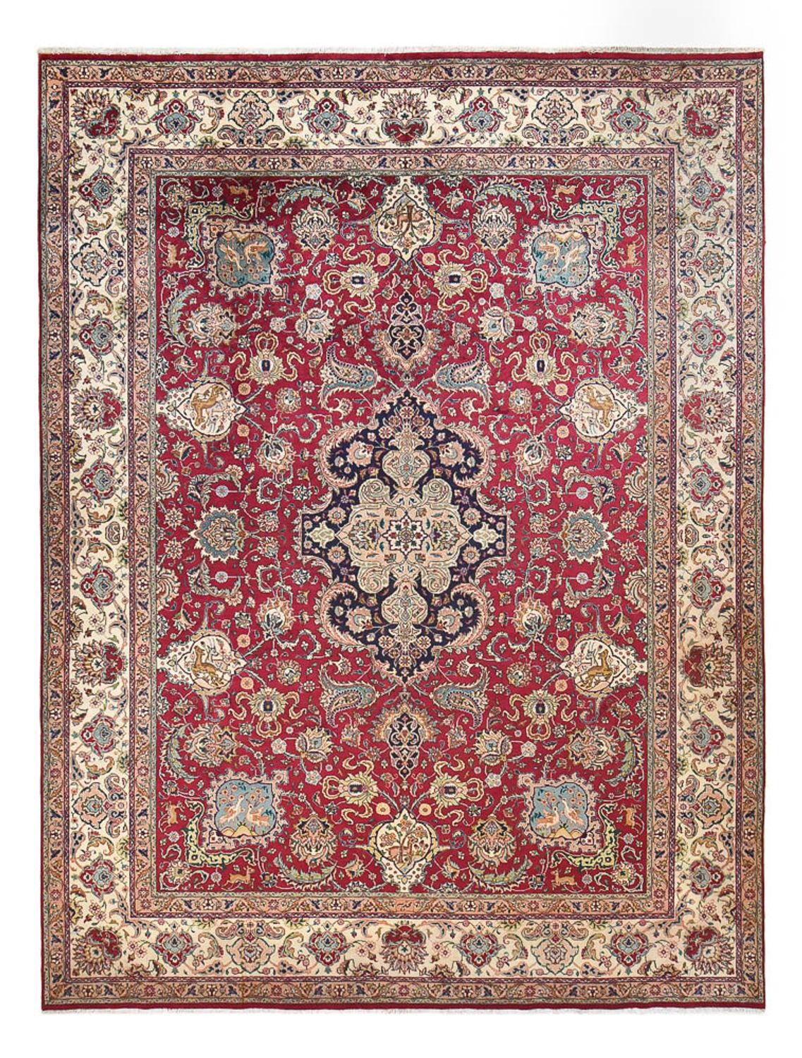 Perser Rug - Tabriz - Royal - 393 x 292 cm - red