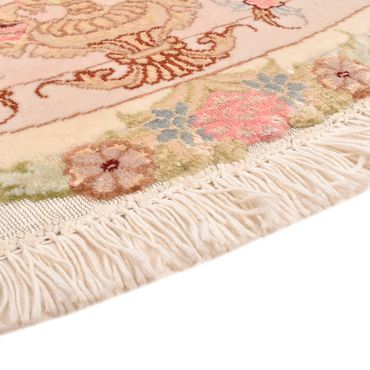 Tapis persan - Tabriz - Royal ronde  - 143 x 143 cm - saumon