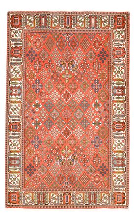 Tapis persan - Nomadic - 218 x 135 cm - rouge clair