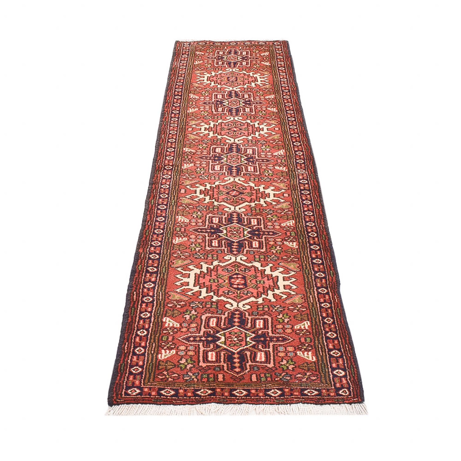 Tapis de couloir Tapis persan - Nomadic - 289 x 68 cm - rouge