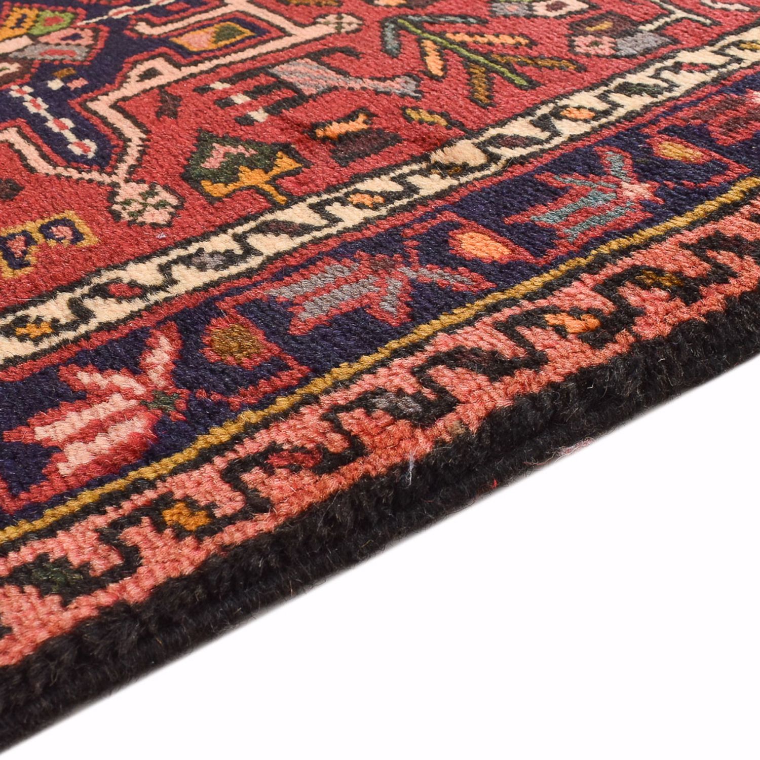 Tapis de couloir Tapis persan - Nomadic - 295 x 68 cm - rouge