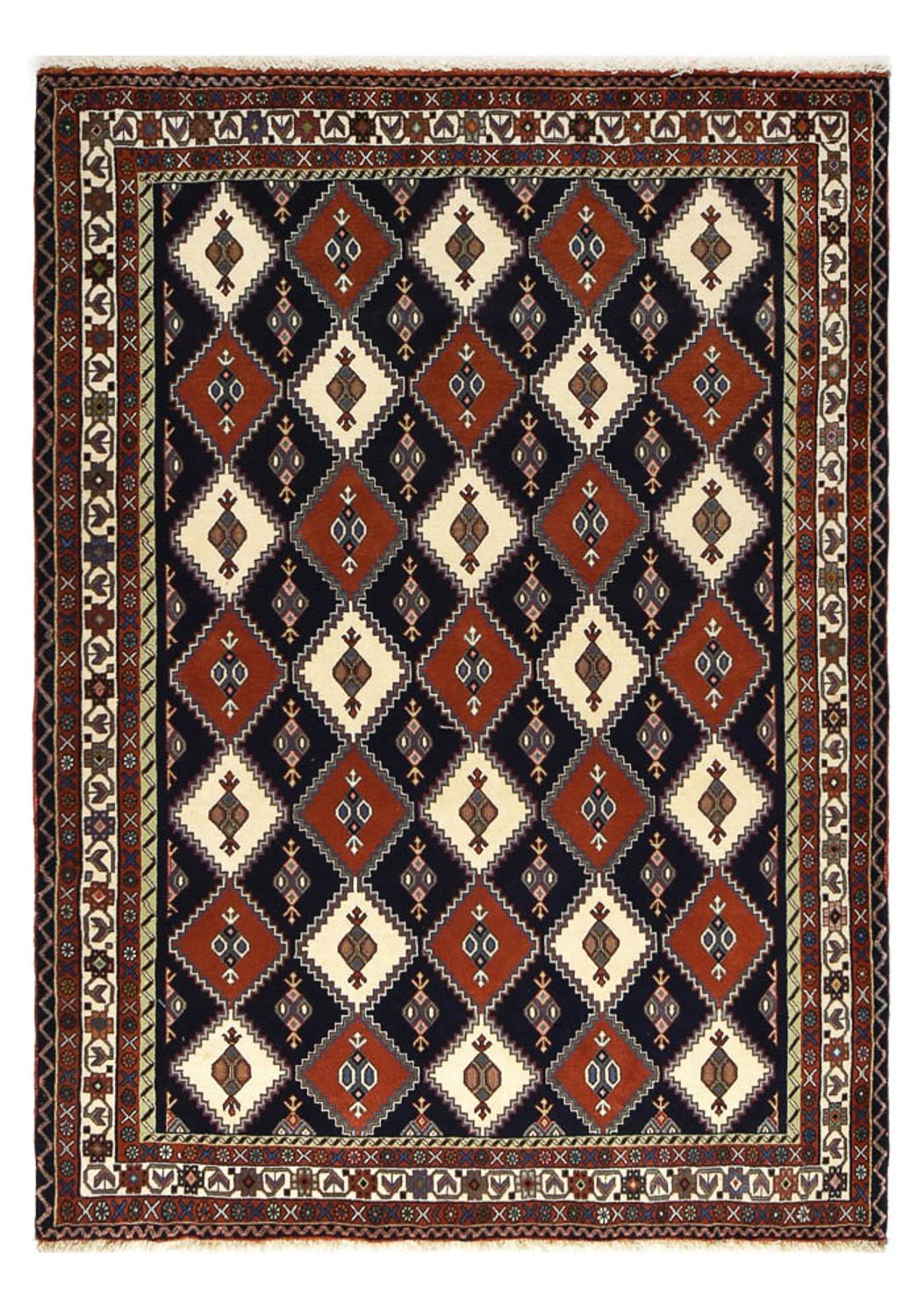 Tapis persan - Nomadic - 205 x 150 cm - multicolore