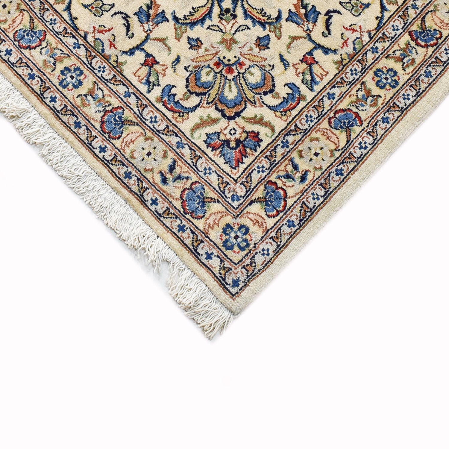 Alfombra persa - Keshan - 323 x 216 cm - gris claro