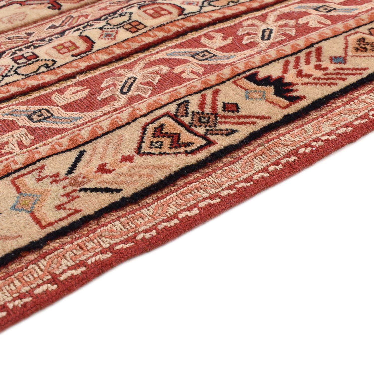 Tapis Kelim - Oriental - 195 x 135 cm - rouge clair