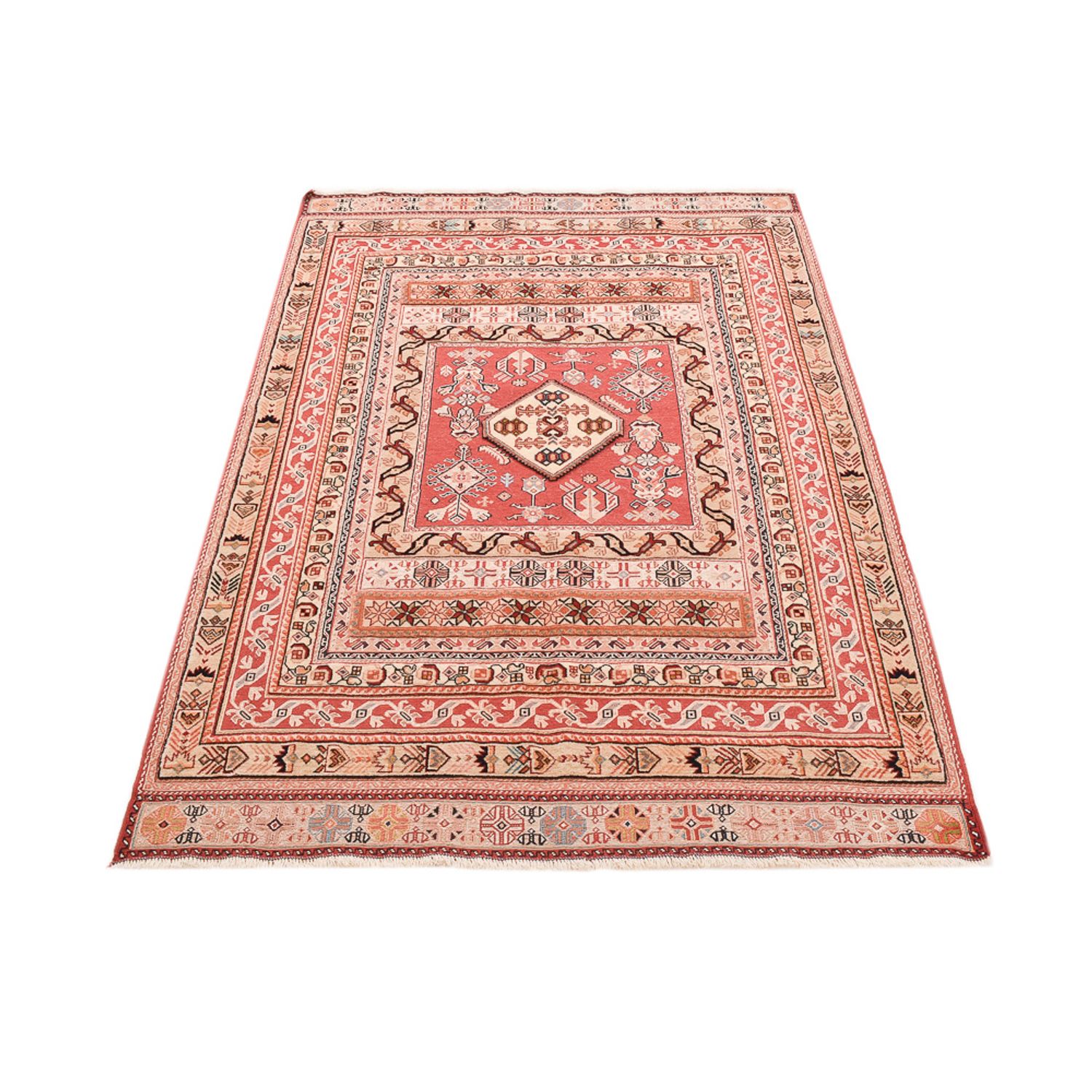 Alfombra Kelim - Oriental - 195 x 135 cm - rojo claro