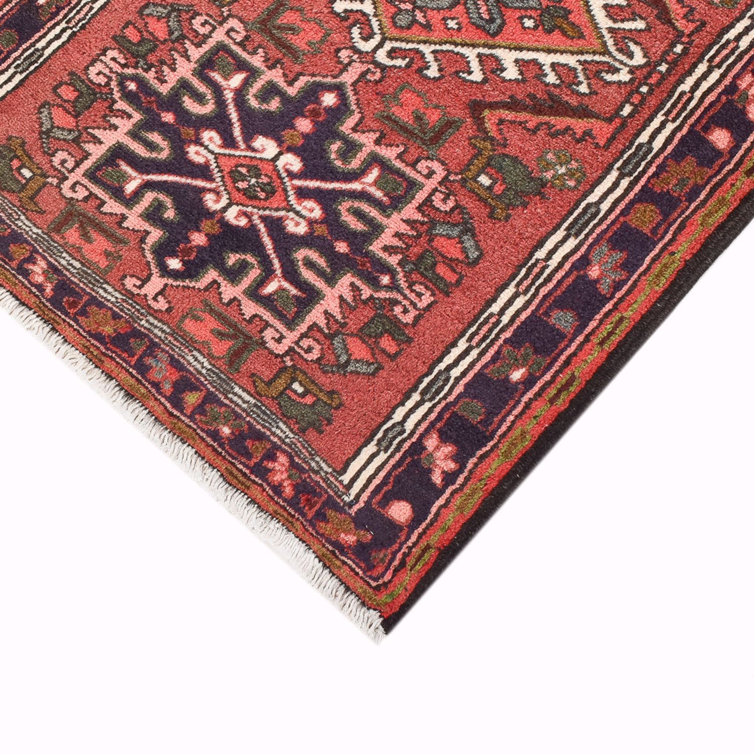 Tapis de couloir Tapis persan - Nomadic - 218 x 71 cm - rouge