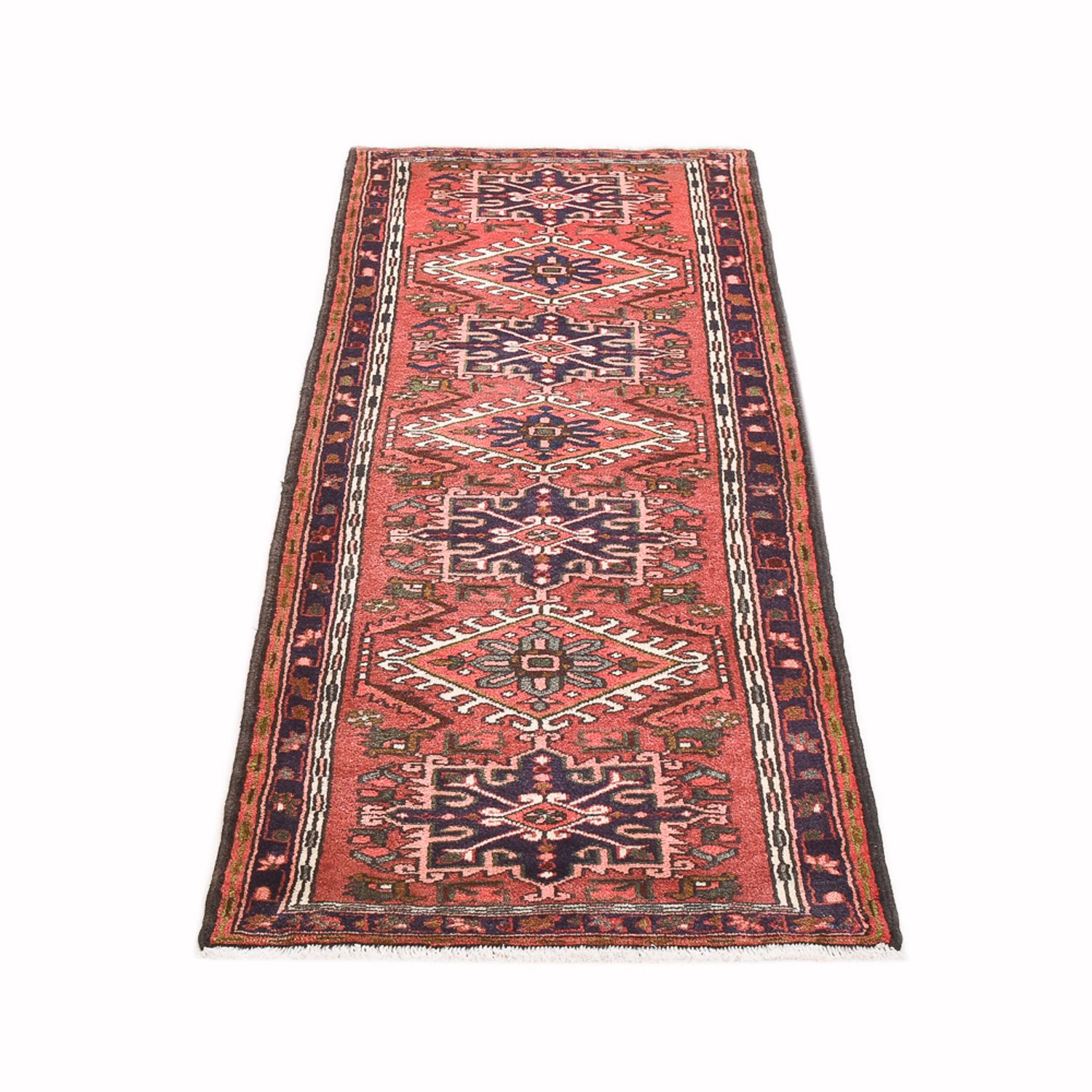 Tapis de couloir Tapis persan - Nomadic - 218 x 71 cm - rouge