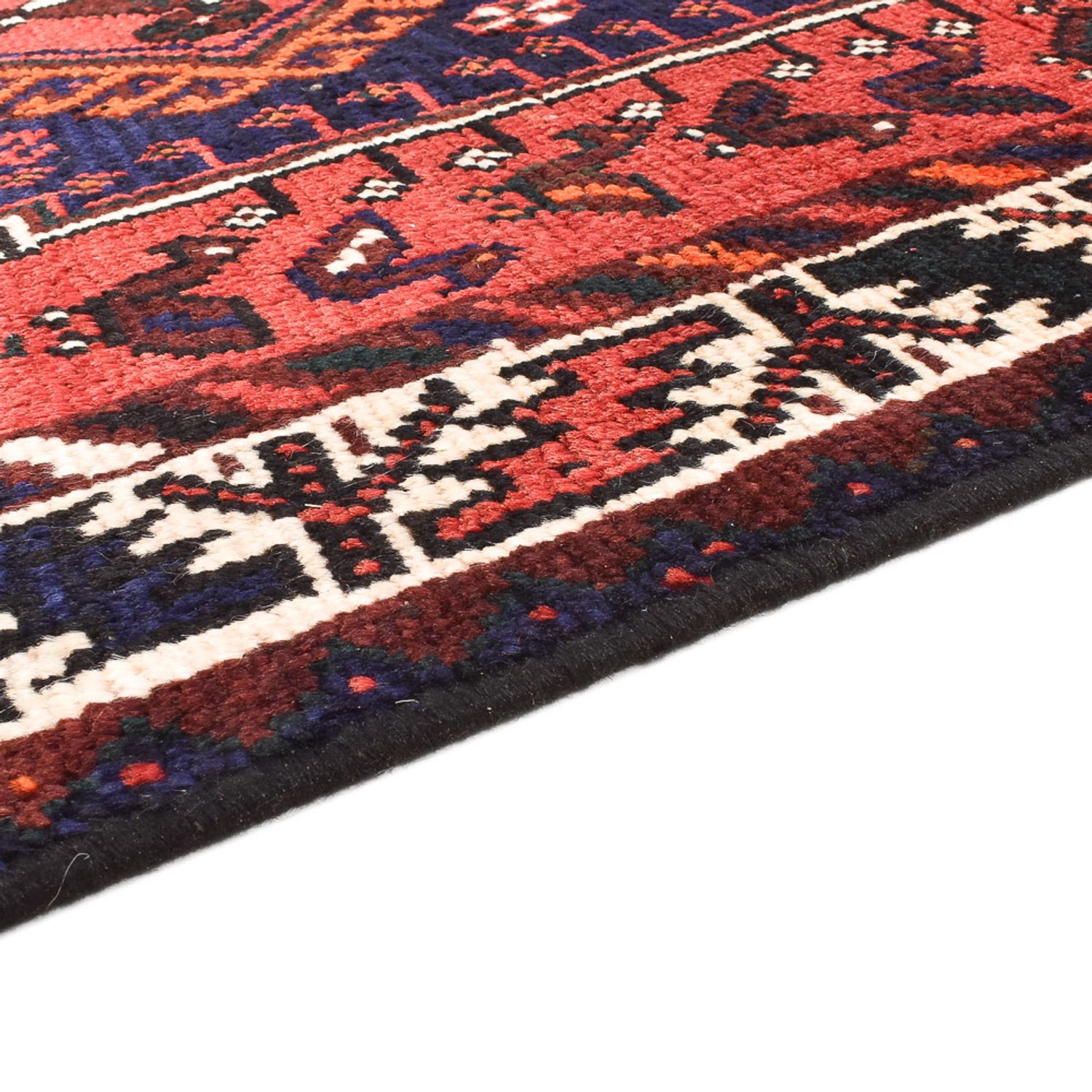 Tapis persan - Nomadic - 163 x 112 cm - rouge