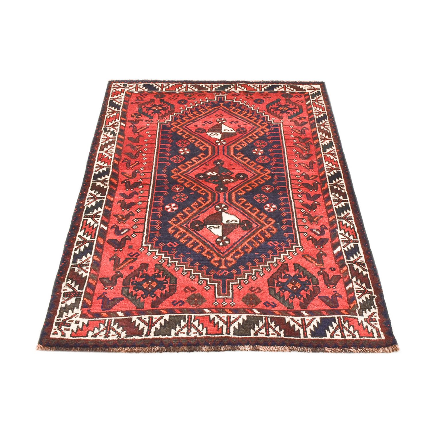 Alfombra persa - Nómada - 163 x 112 cm - rojo