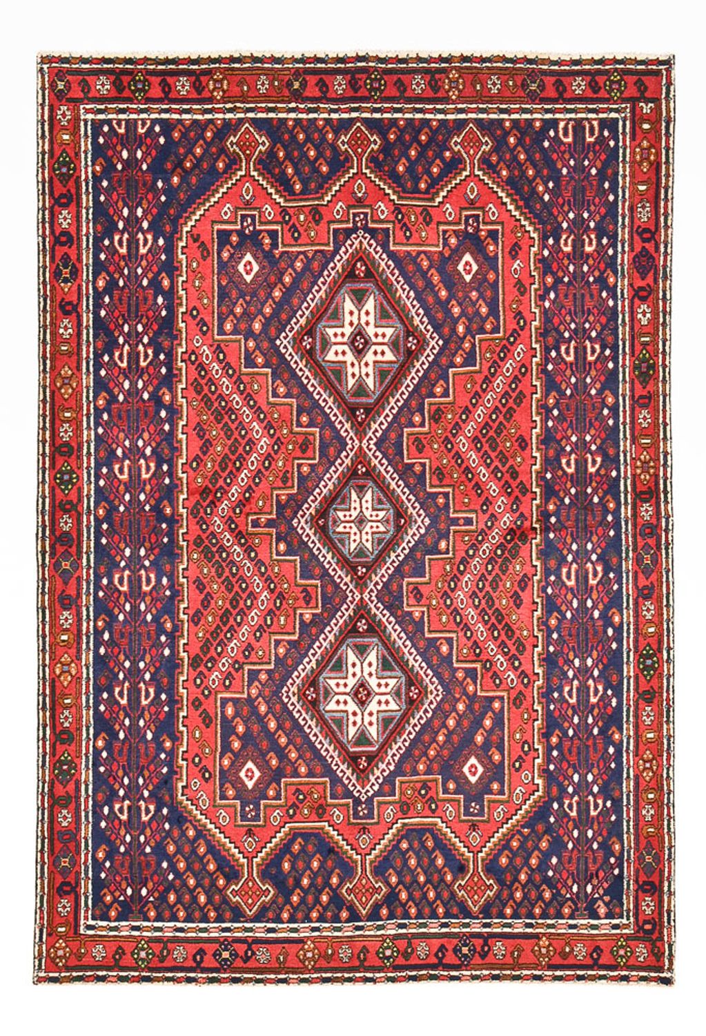 Tapete Persa - Nomadic - 246 x 159 cm - ferrugem