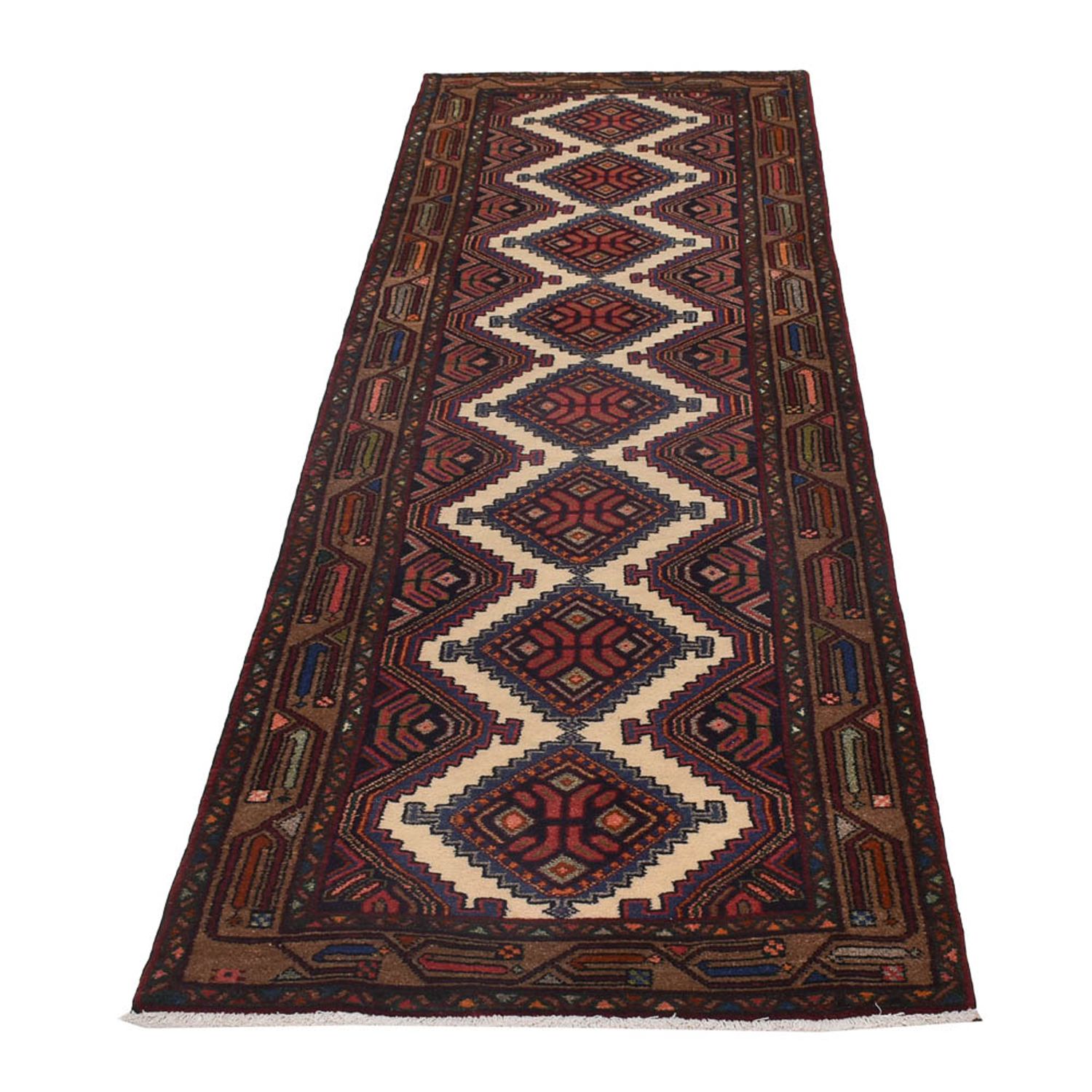 Tapis de couloir Tapis persan - Nomadic - 283 x 80 cm - multicolore