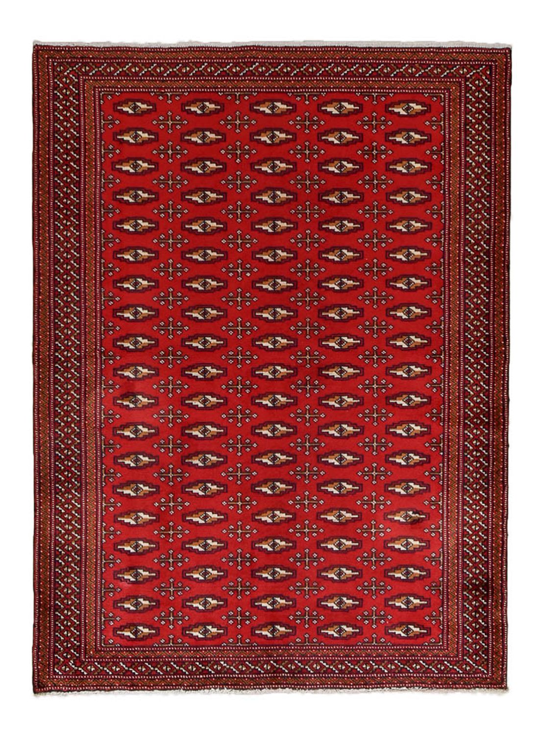 Turkaman tapijt - 175 x 128 cm - rood