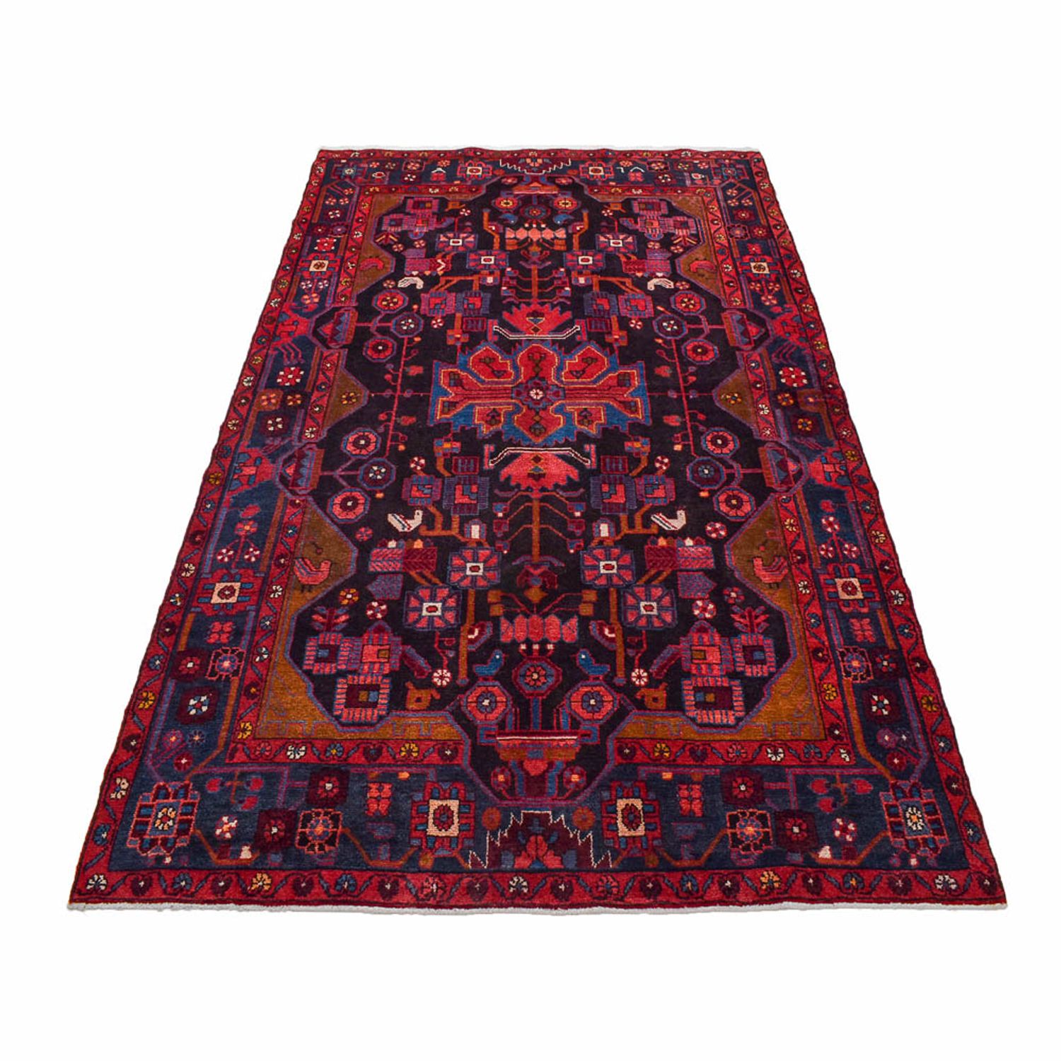 Alfombra persa - Nómada - 275 x 163 cm - multicolor