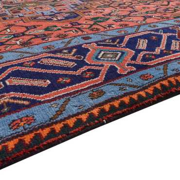 Tapis persan - Nomadic - 286 x 150 cm - rouge clair