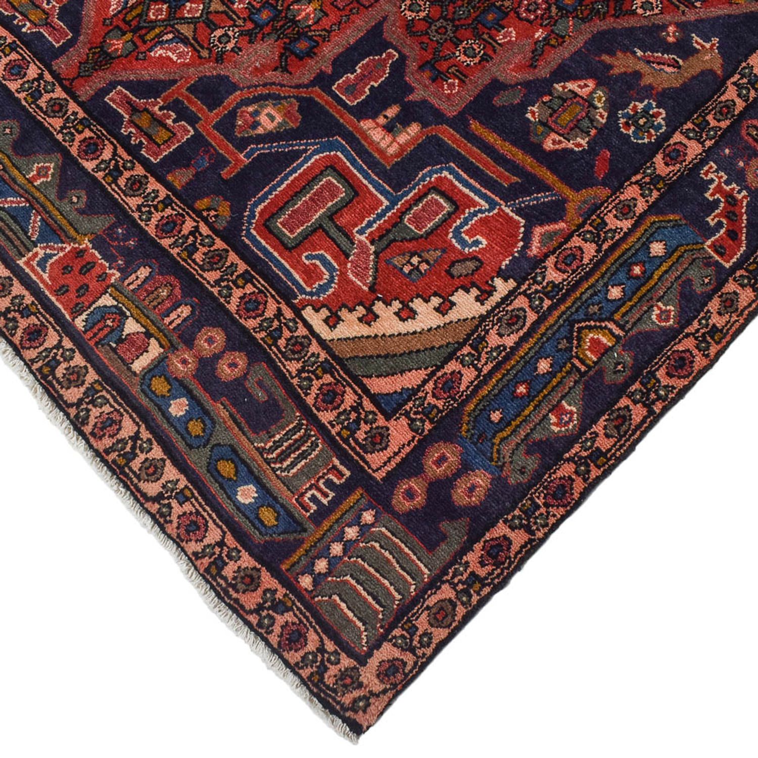 Tapis de couloir Tapis persan - Nomadic - 278 x 142 cm - rouille