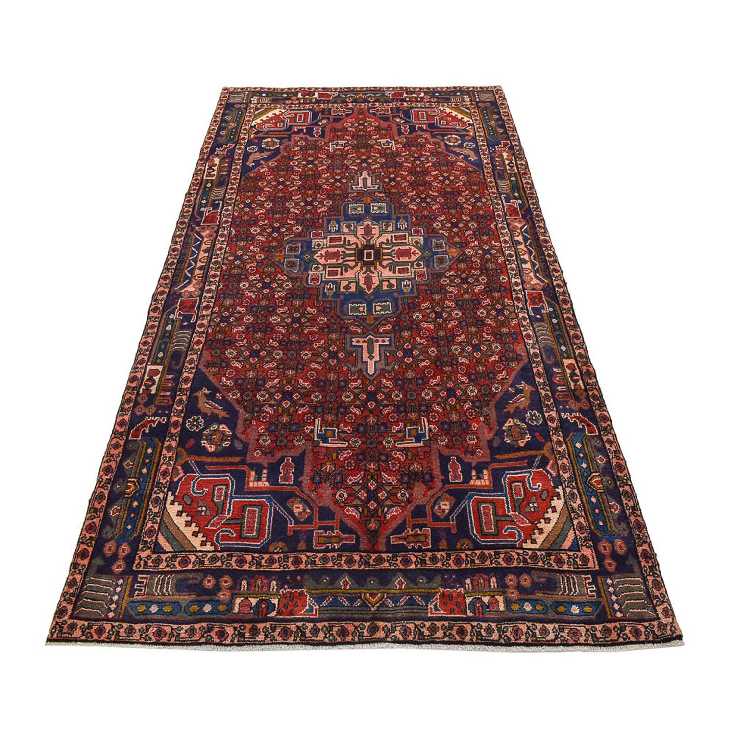 Tapis de couloir Tapis persan - Nomadic - 278 x 142 cm - rouille