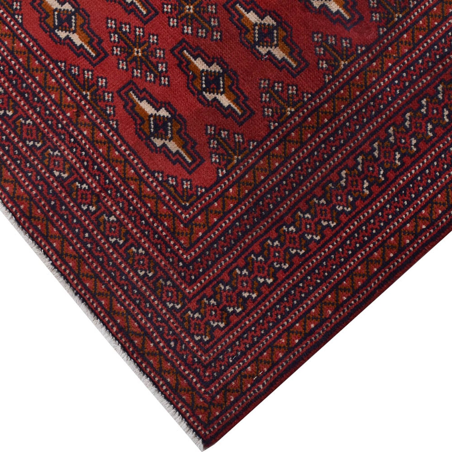 Tapis Turkaman - 170 x 128 cm - rouge