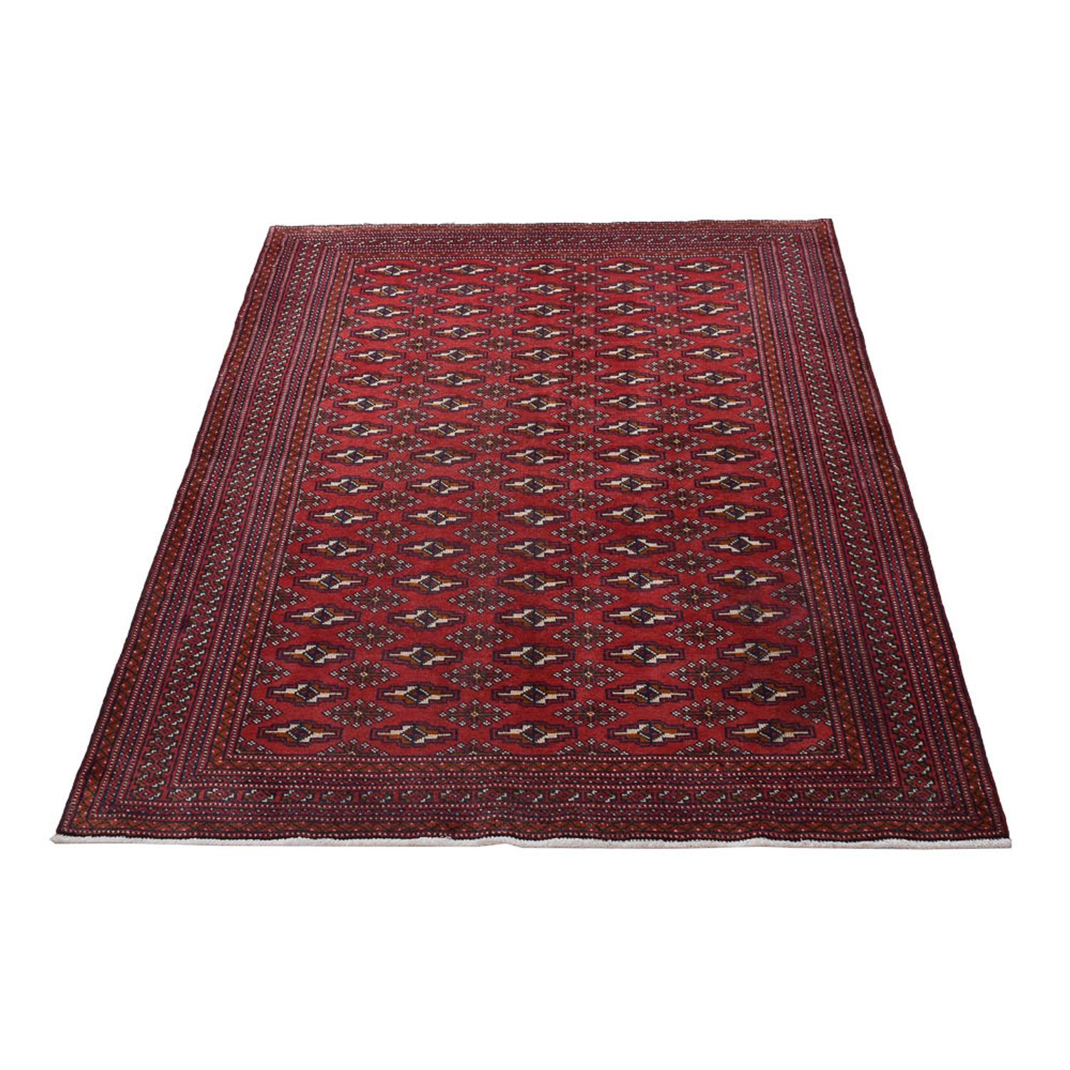 Tapis Turkaman - 170 x 128 cm - rouge