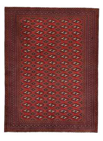 Turkaman tapijt - 170 x 128 cm - rood