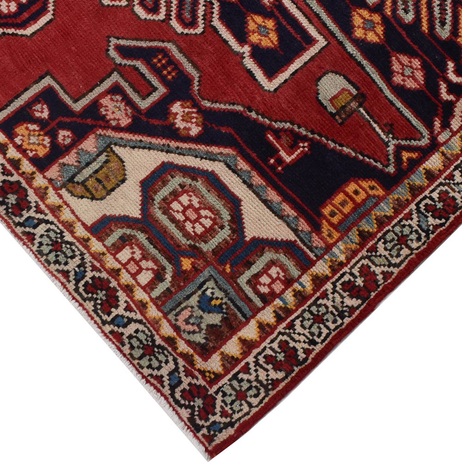 Tapis persan - Nomadic - 192 x 133 cm - rouge