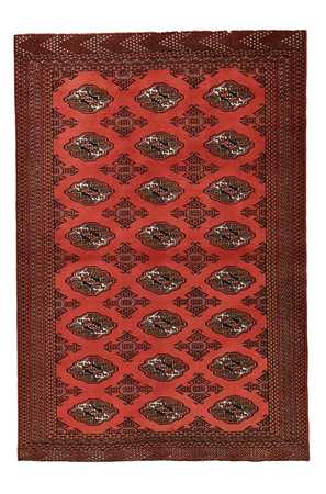 Tapis Turkaman - 188 x 126 cm - rouge