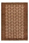 Turkaman-matta - 191 x 130 cm - mörk beige