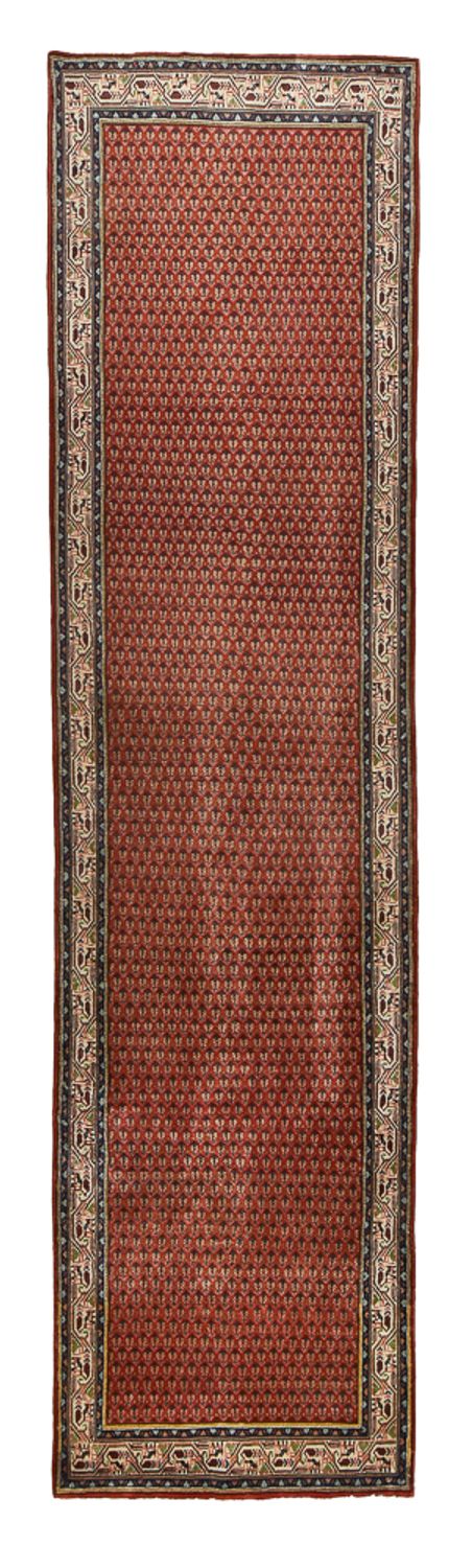 Tapis de couloir Tapis persan - Mir - 400 x 103 cm - rouille