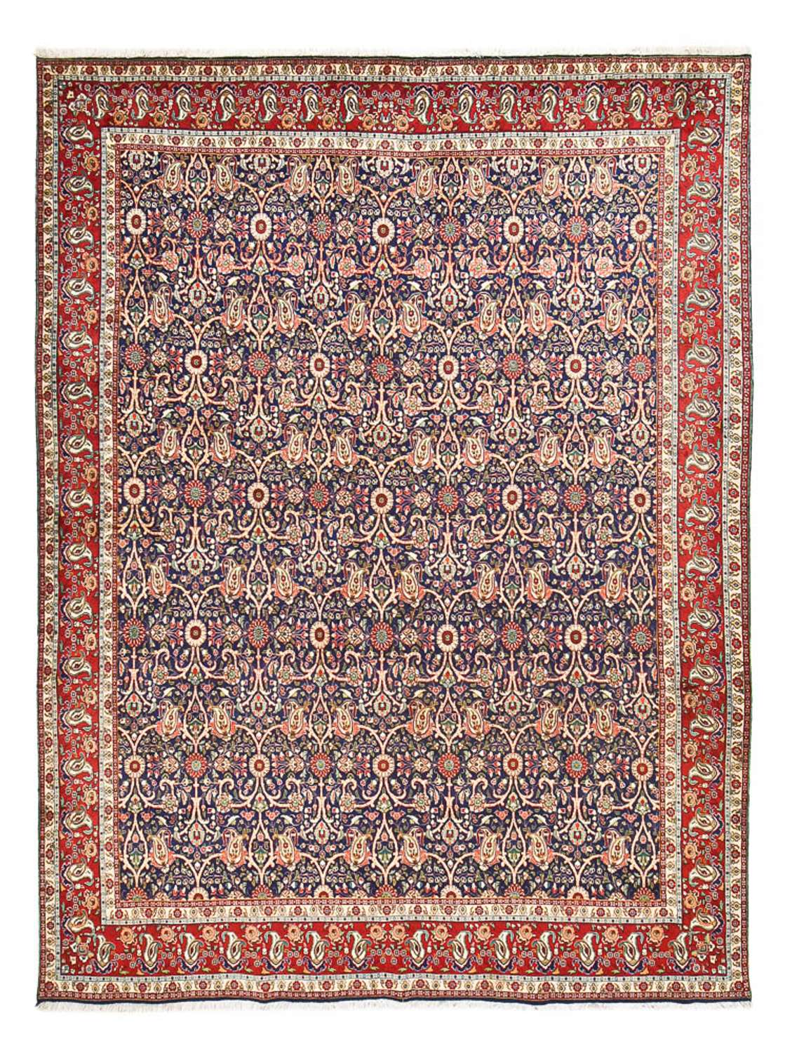 Tapete Persa - Tabriz - Royal - 405 x 305 cm - ferrugem